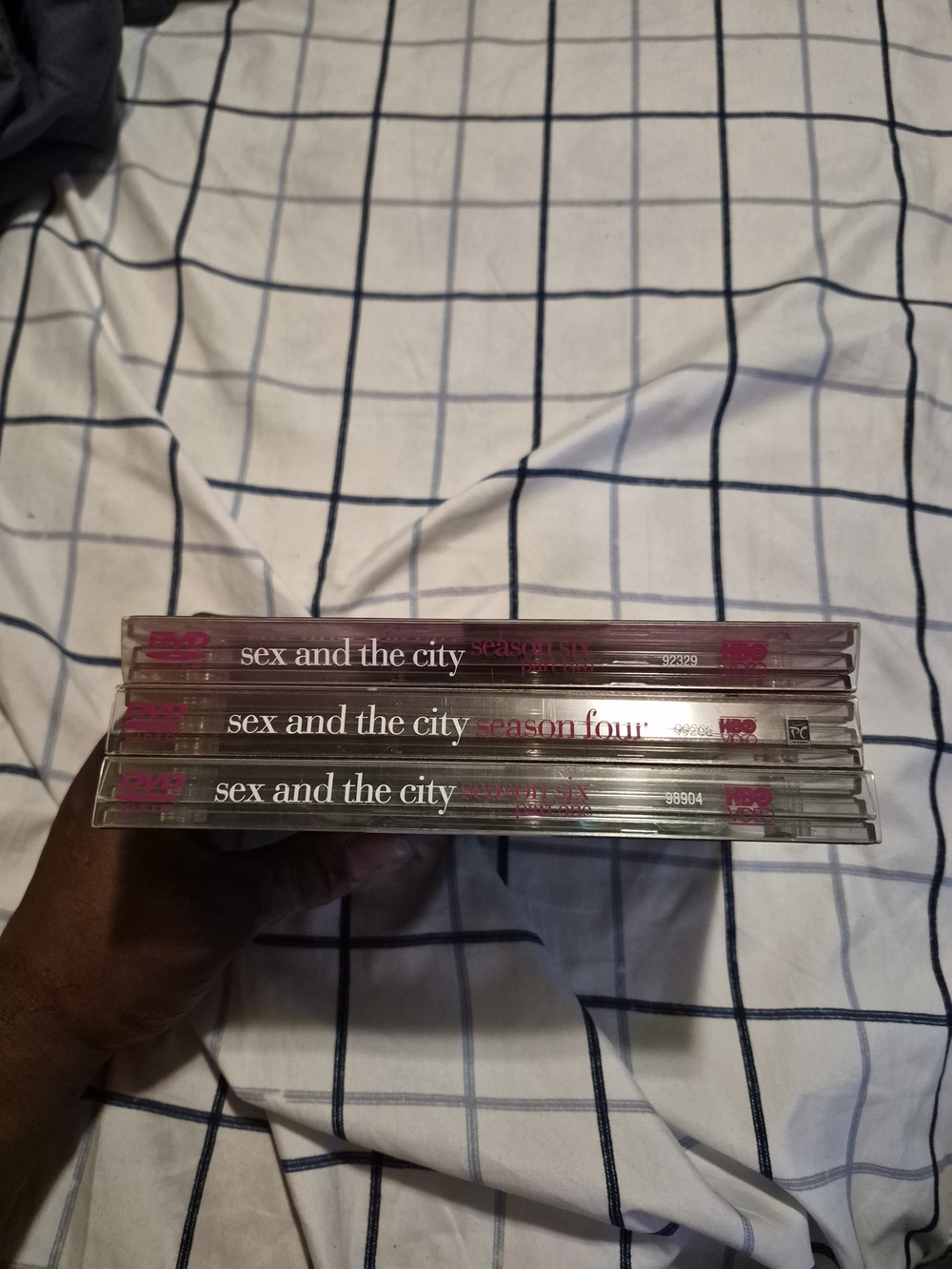 Various Season Of Sex and the City DVD Box Set - Pink/White Spine - HBO